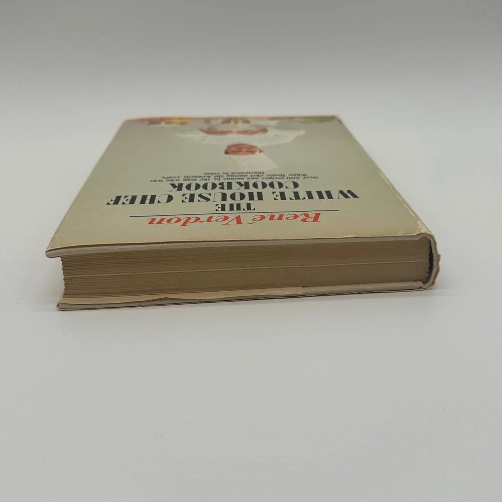 Vintage‎ 1967 The White House Cookbook René Verdon SIGNED First Edition JFK Chef